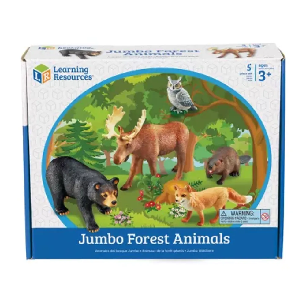 Learning Resources Jumbo Forest Animals Discovery Toys