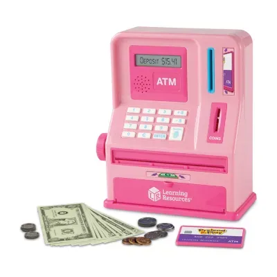 Learning Resources Pretend And Play® Teaching Atmbank - Pink