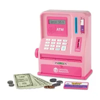 Learning Resources Pretend And Play® Teaching Atmbank - Pink Electronic Learning