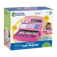 Learning Resources Pretend N Play® Calculator Cash Register In Pink Electronic Learning