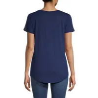 a.n.a Womens Tall Scoop Neck Short Sleeve T-Shirt