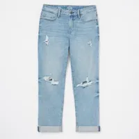 a.n.a - Tall Womens Mid Rise Boyfriend Jean