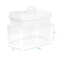 Home Expressions Acrylic 0.6 Qt Food Container