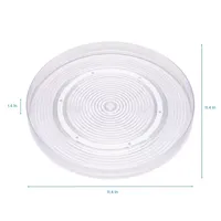 Home Expressions Acrylic 12" Rotating Tray