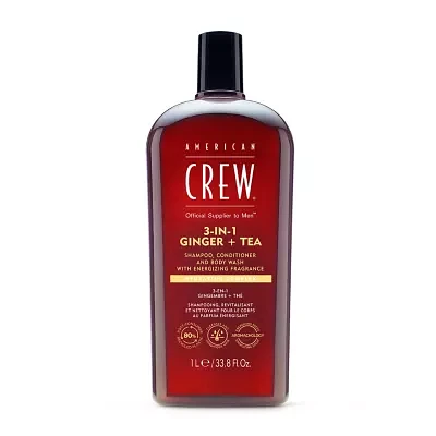 American Crew 3-In-1 Ginger + Tea Shampoo - 33.8 oz.