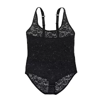 Curvy Couture No Show Lace Bodysuit- 1604