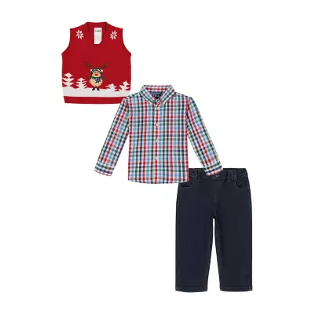 IZOD Little Boys 3-pc. Pant Set