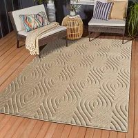 Alina Mich Abstract Indoor Outdoor Rectangular Area Rug