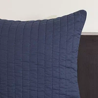 INK+IVY Camila Cotton Quilted Euro Sham