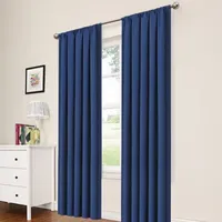 Eclipse Macklin Rod Pocket Energy Saving Blackout Single Curtain Panel