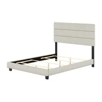 Raleigh Upholstered Wooden Platform Bed