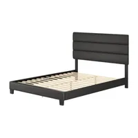 Parks Upholstered Wooden Platform Bed