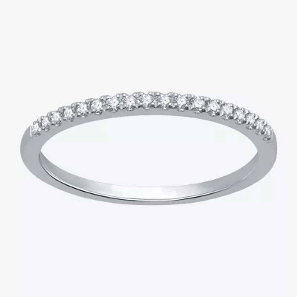 H-I / I1) / CT. T.W. Lab Grown White Diamond 10K Gold Wedding Band