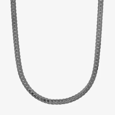 Steeltime Mens Stainless Steel Hypoallergenic 24 Inch Link Necklace