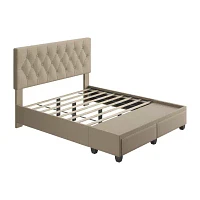 Boyd Sleep Shane Platform Bed Frame with Storage Drawers