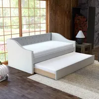 Mia Upholstered Wooden Daybed