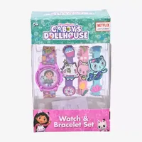 Nickelodeon Gabby's Dollhouse Unisex Digital Multicolor 4-pc. Watch Boxed Set Gab40001