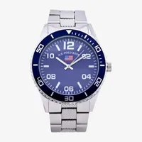 U.S. Polo Assn. Mens Silver Tone Bracelet Watch Us8609jc