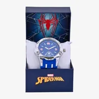 Marvel Spiderman Mens Blue Strap Watch Spd9071