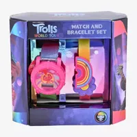 Trolls Girls Digital Multicolor 2-pc. Watch Boxed Set Trt40009jc