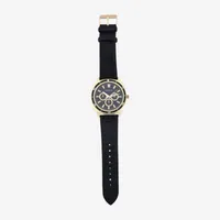 Geneva Mens Black Strap Watch Mac8065jc