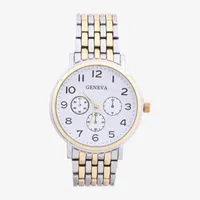 Geneva Mens Two Tone Bracelet Watch Mac8069jc