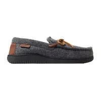 Dearfoams Mens Westboro Wool Blend Energy Return  Moccasin Slippers