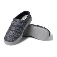 Dearfoams Mens Andre Sport Lounge Nylon Clog Slippers