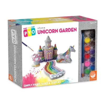 Mindware Paint Your Own Stone Unicorn Garden