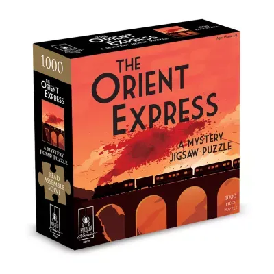 Bepuzzled Death On The Istanbul Express Classic Mystery Jigsaw Puzzle: 1000 Pcs Puzzle