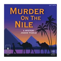 Bepuzzled Murder On The Nile Classic Mystery Jigsaw Puzzle: 1000 Pcs Puzzle