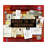 University Games Murder Mystery Party Case Files Puzzles - Murder On The Underground: 1000 Pcs Puzzle