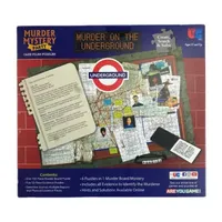 University Games Murder Mystery Party Case Files Puzzles - Murder On The Underground: 1000 Pcs Puzzle