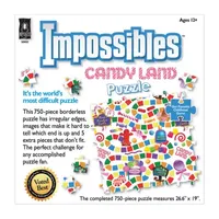 Bepuzzled Impossibles Puzzle - Hasbro Candy Land: 750 Pcs Puzzle