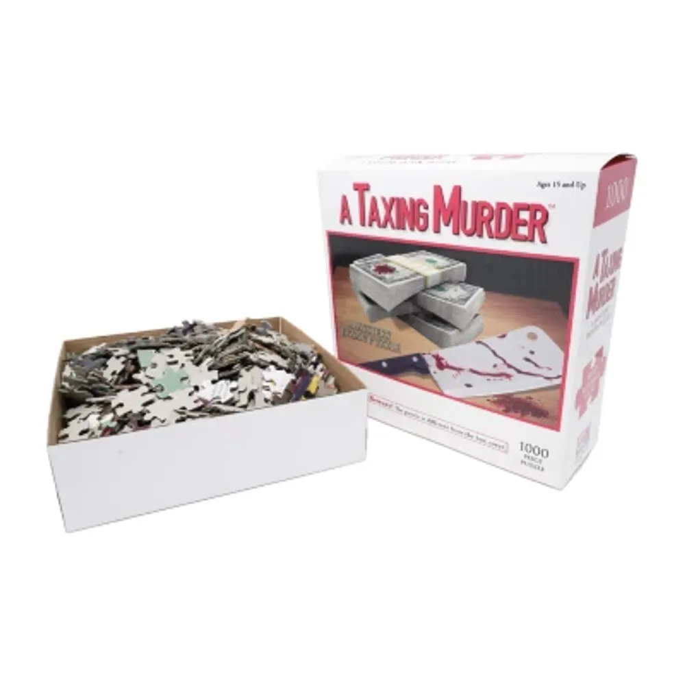 Areyougame.Com A Taxing Murder Classic Mystery Jigsaw Puzzle: 1000 Pcs Puzzle