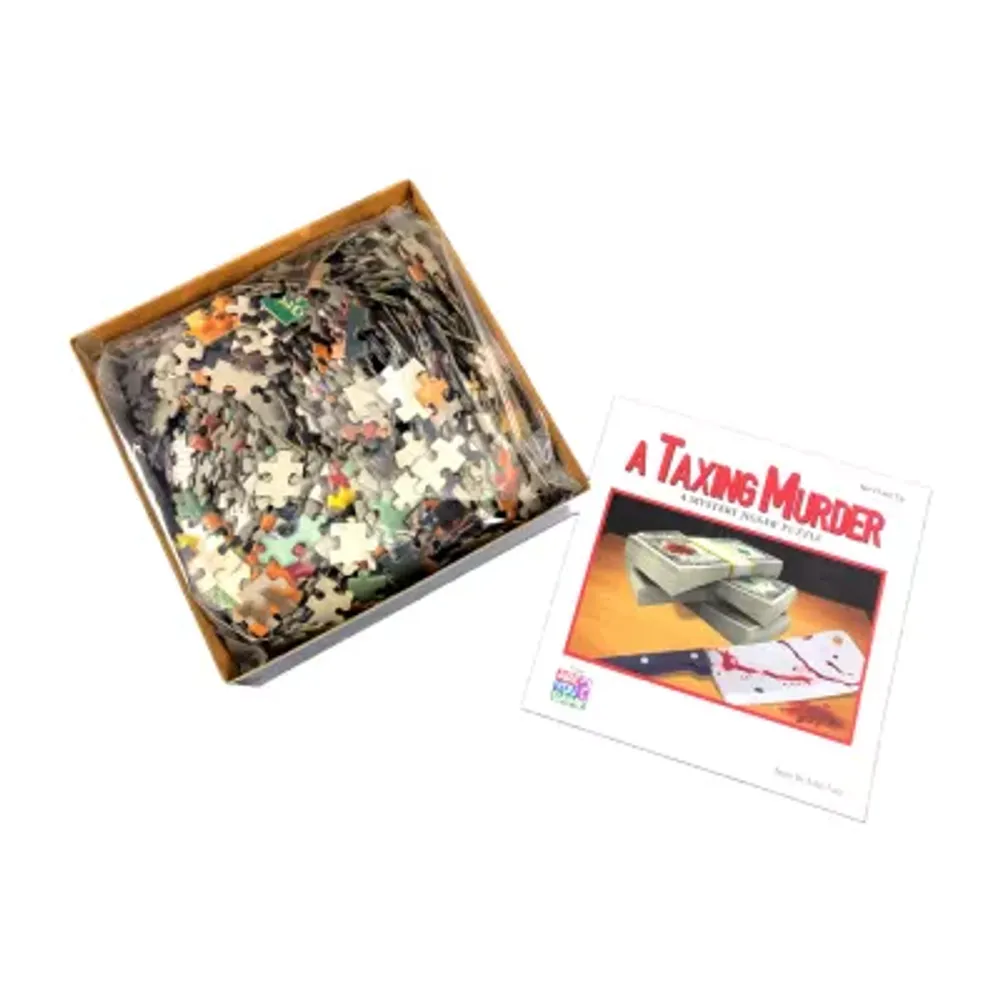 Areyougame.Com A Taxing Murder Classic Mystery Jigsaw Puzzle: 1000 Pcs Puzzle