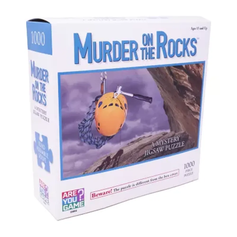 Areyougame.Com Murder On The Rocks Classic Mystery Jigsaw Puzzle: 1000 Pcs Puzzle