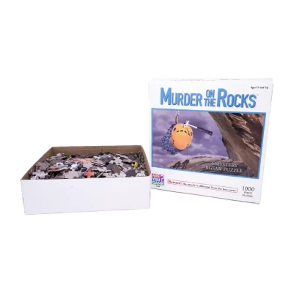 Areyougame.Com Murder On The Rocks Classic Mystery Jigsaw Puzzle: 1000 Pcs Puzzle