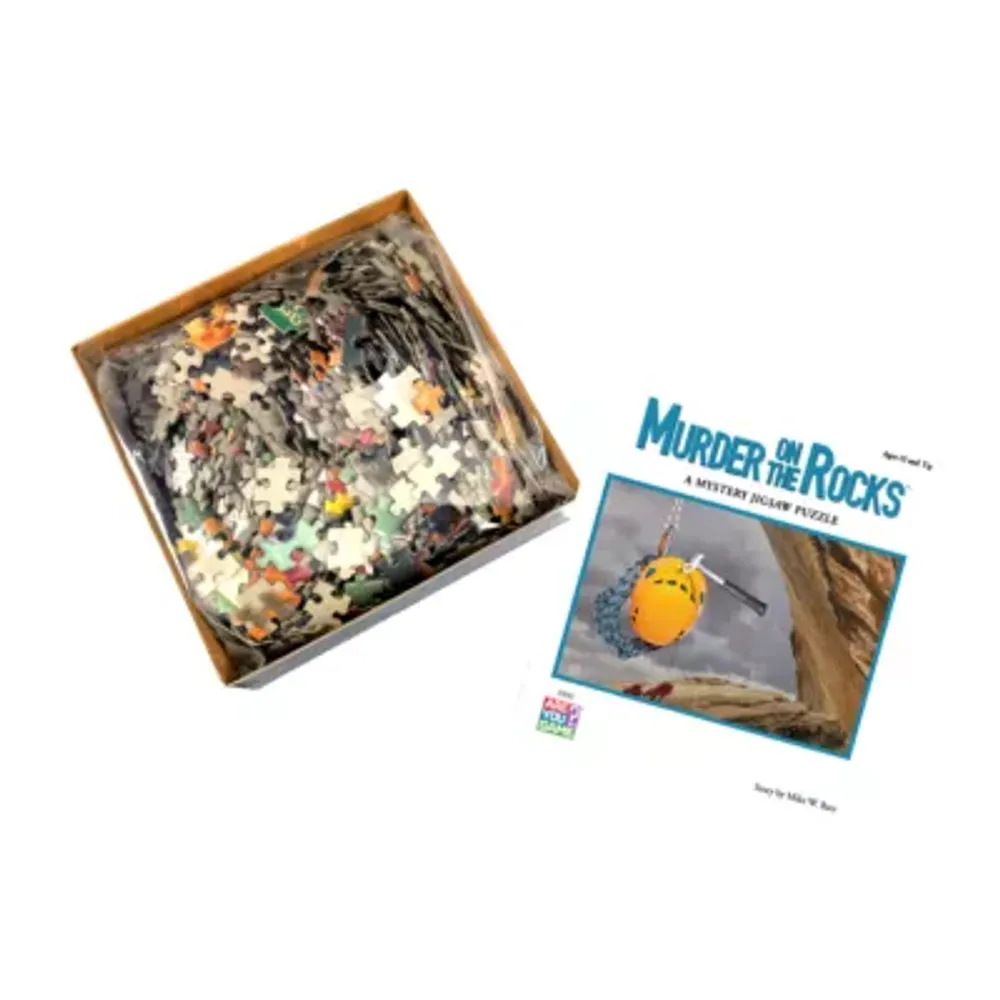 Areyougame.Com Murder On The Rocks Classic Mystery Jigsaw Puzzle: 1000 Pcs Puzzle