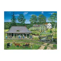 Eurographics Inc Bob Fair - Canaan Station Xl Pieces Family Puzzle: 300 Pcs Puzzle