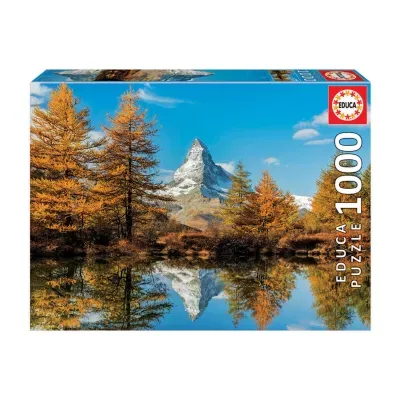 Educa Matterhorn Mountain In Autumn: 1000 Pcs Puzzle