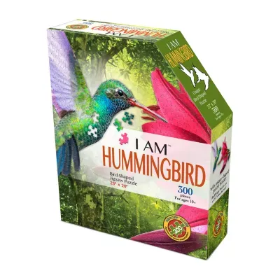 Madd Capp I Am Hummingbird Shaped Jigsaw Puzzle: 300 Pcs Puzzle