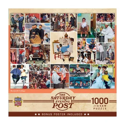Masterpieces Puzzles The Saturday Evening Post - Norman Rockwell Collage: 1000 Pcs Puzzle