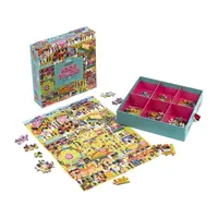 Professor Puzzle Food Trucks Jigsaw Puzzle: 500 Pcs Puzzle