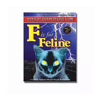 Tdc Games F Is For Feline Murder Mystery Jigsaw Puzzle: 1000 Pcs Puzzle