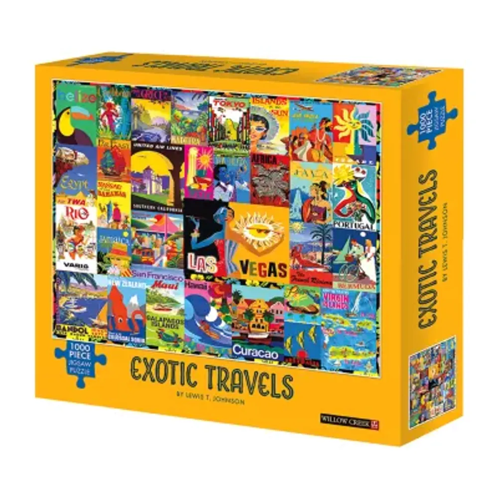 Willow Creek Press Lewis T. Johnson - Exotic Travels: 1000 Pcs Puzzle