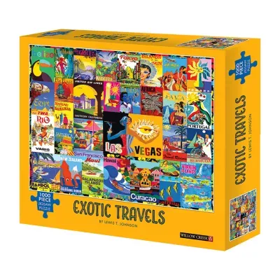 Willow Creek Press Lewis T. Johnson - Exotic Travels: 1000 Pcs Puzzle