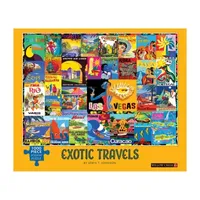 Willow Creek Press Lewis T. Johnson - Exotic Travels: 1000 Pcs Puzzle