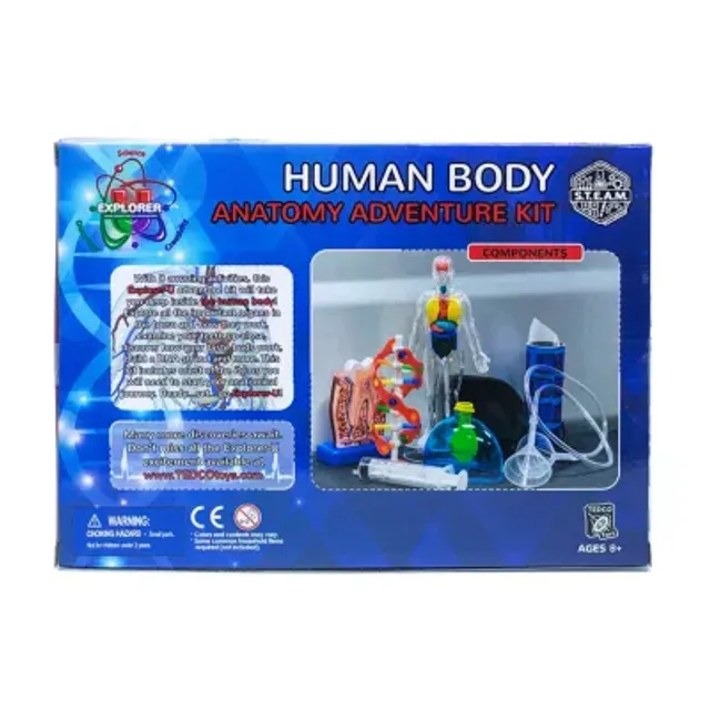 Tedco Toys Explorer-U Human Body Anatomy Adventure Kit Discovery Toy