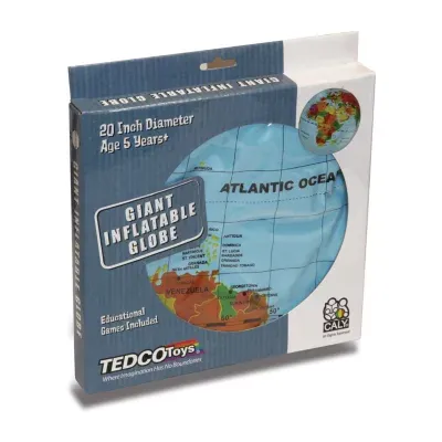 Tedco Toys 20-Inch Giant Inflatable Globe
